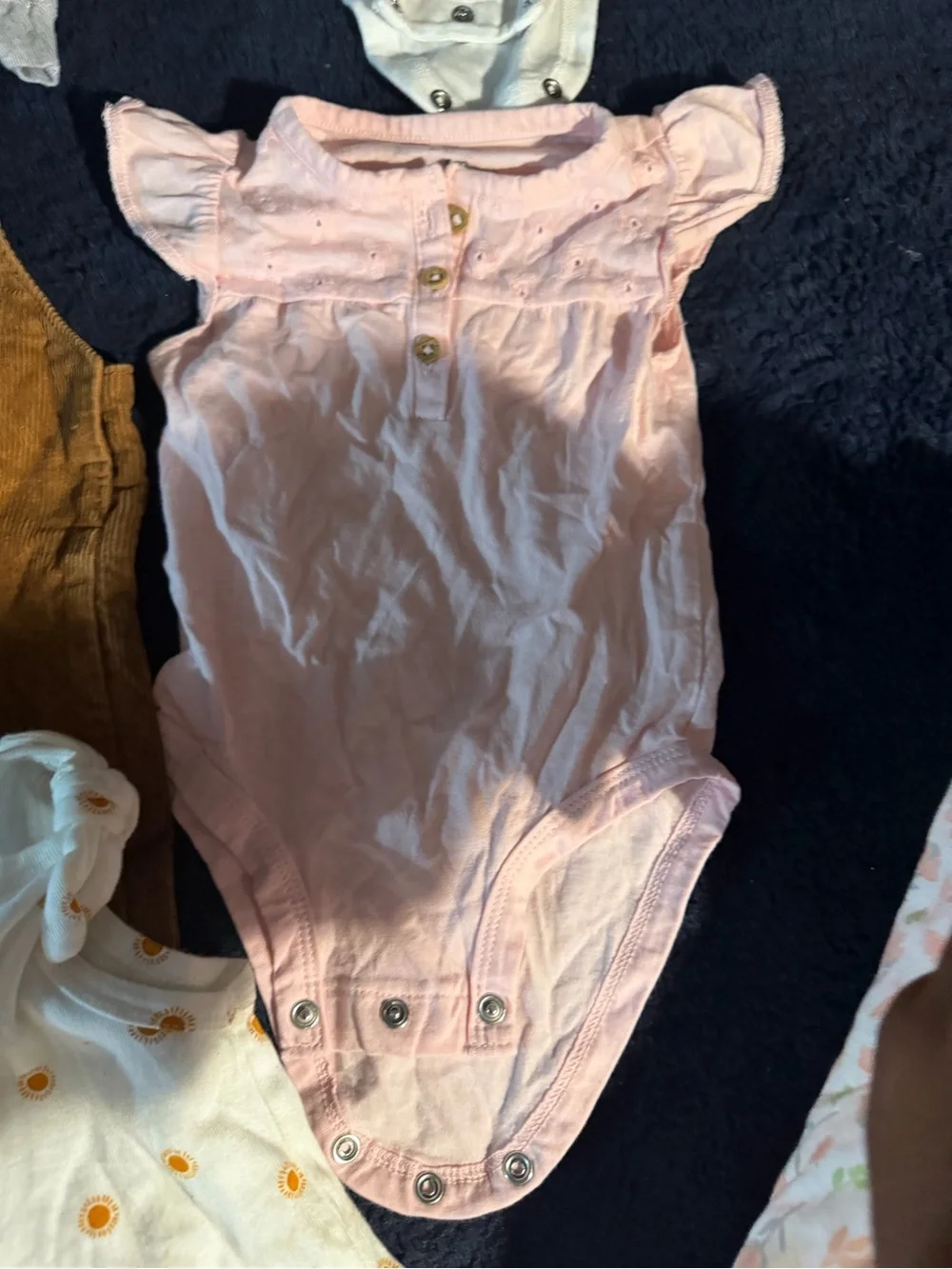 Kids One-Piece Essentials Pack - Pink, Yellow, White, Brown, Purple